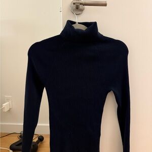 Banana Republic Navy Turtleneck Sweater Size S